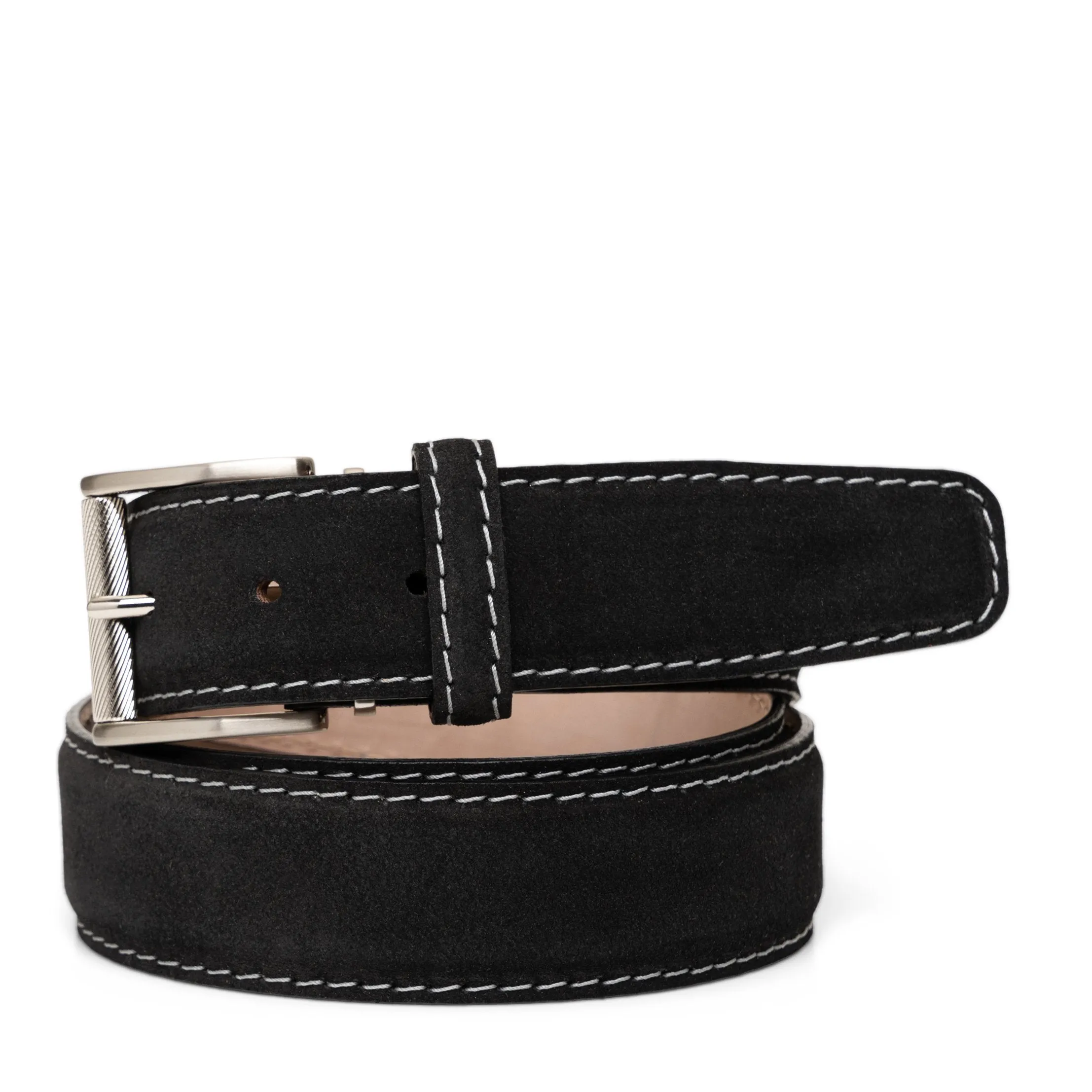 LEN Belt Italian Suede Black STK