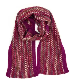 NEW! Kid's Alpaca Scarf - Speckle - Pink Punch