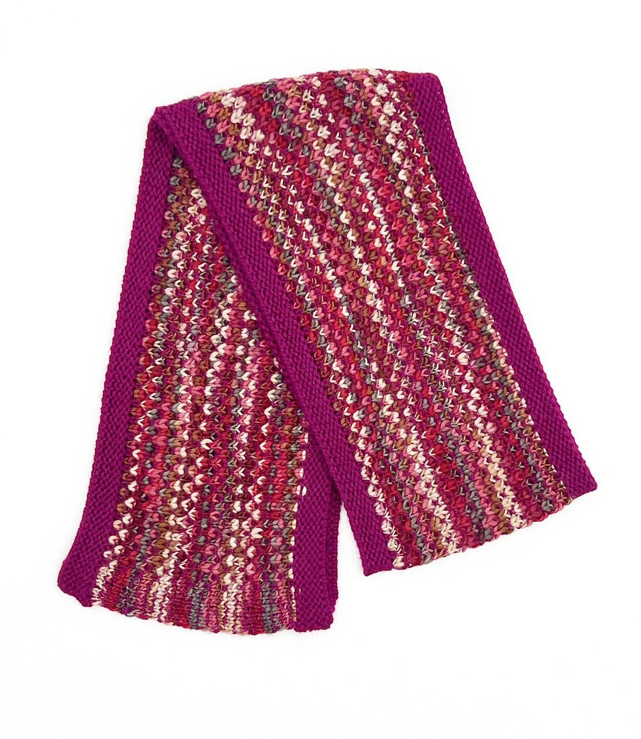 NEW! Kid's Alpaca Scarf - Speckle - Pink Punch