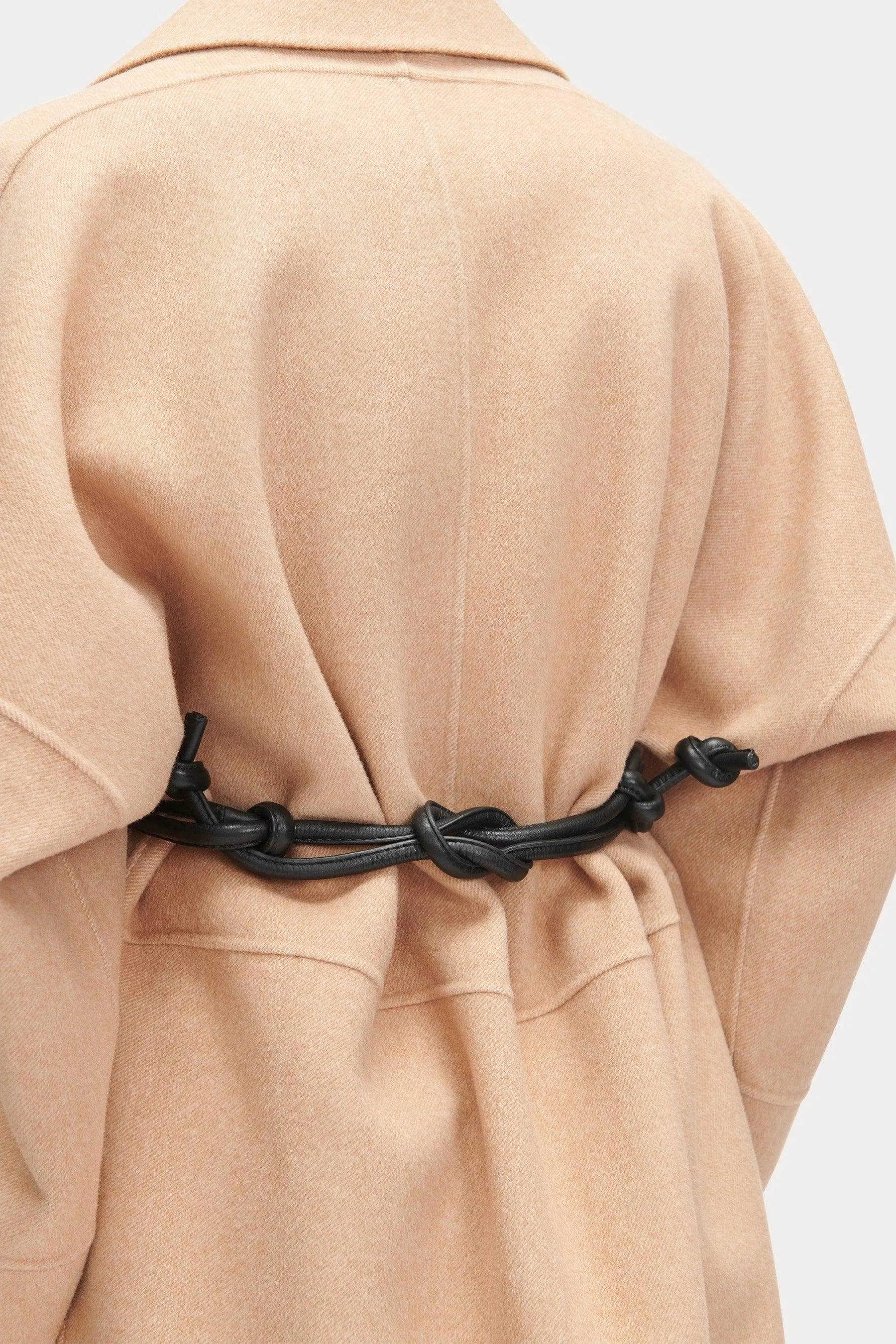 Rachel Comey Skinny Tubular Tie Belt in Black