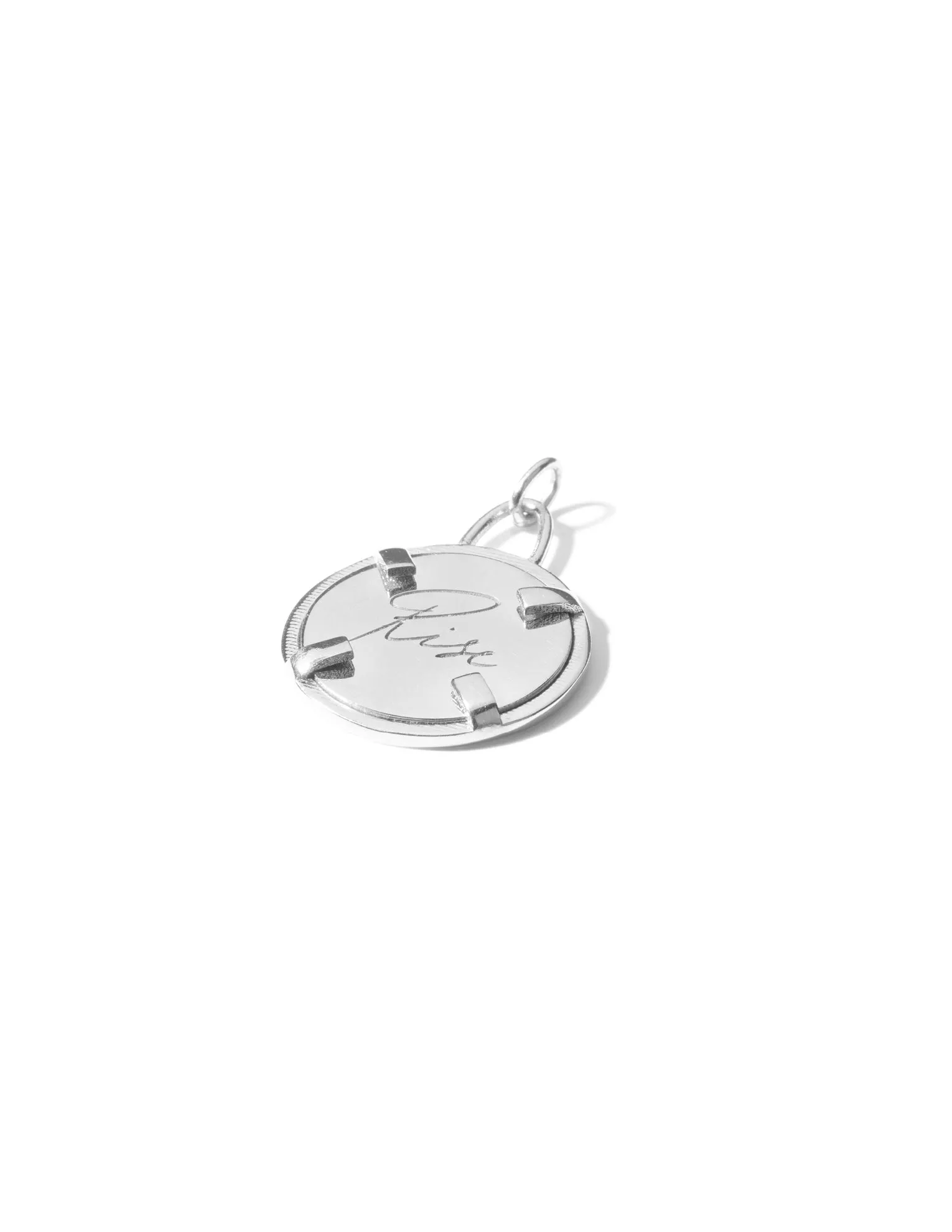 Rise Coin Pendant <br> Silver