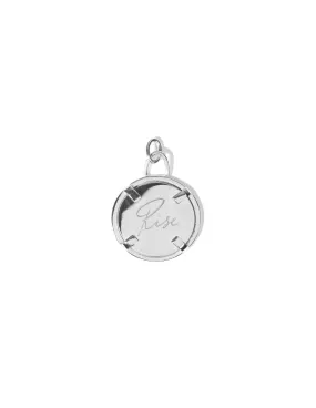 Rise Coin Pendant <br> Silver