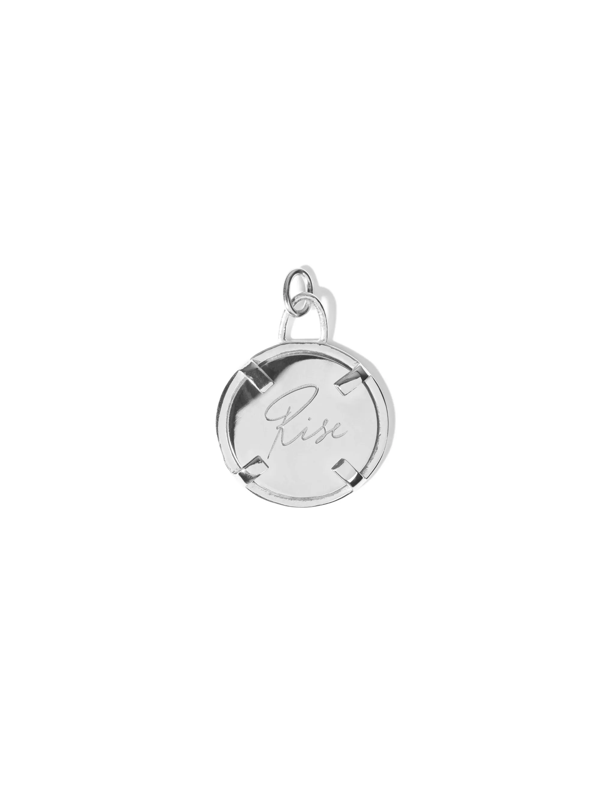 Rise Coin Pendant <br> Silver