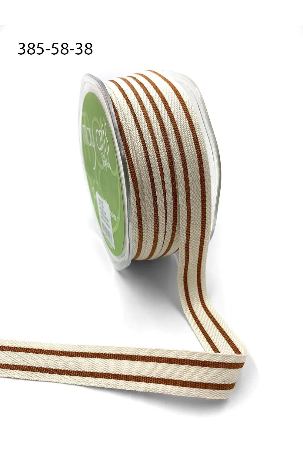 SPOOL -Double Stripe Cotton Ribbon 5/8