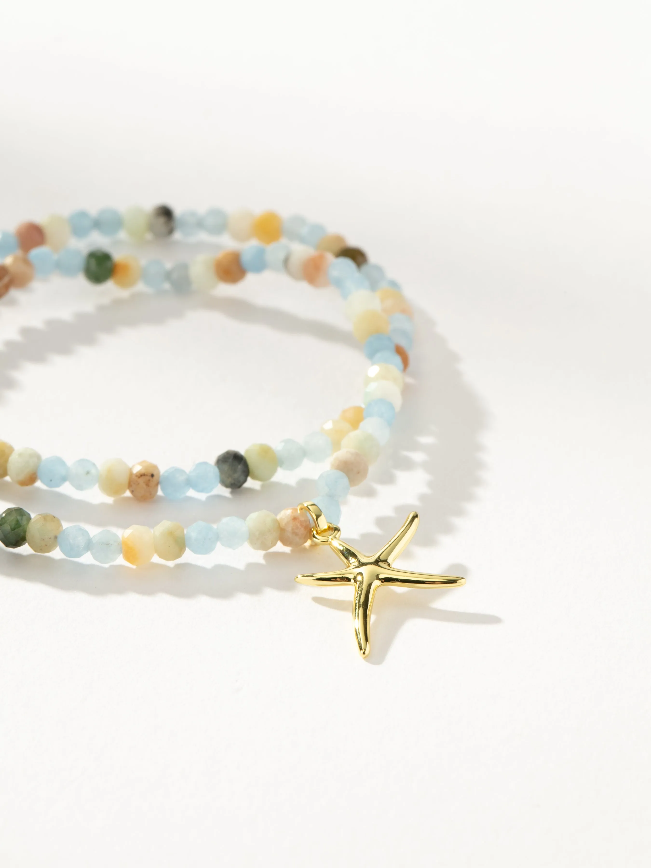 Starfish Beaded Bracelet (Set of 2)