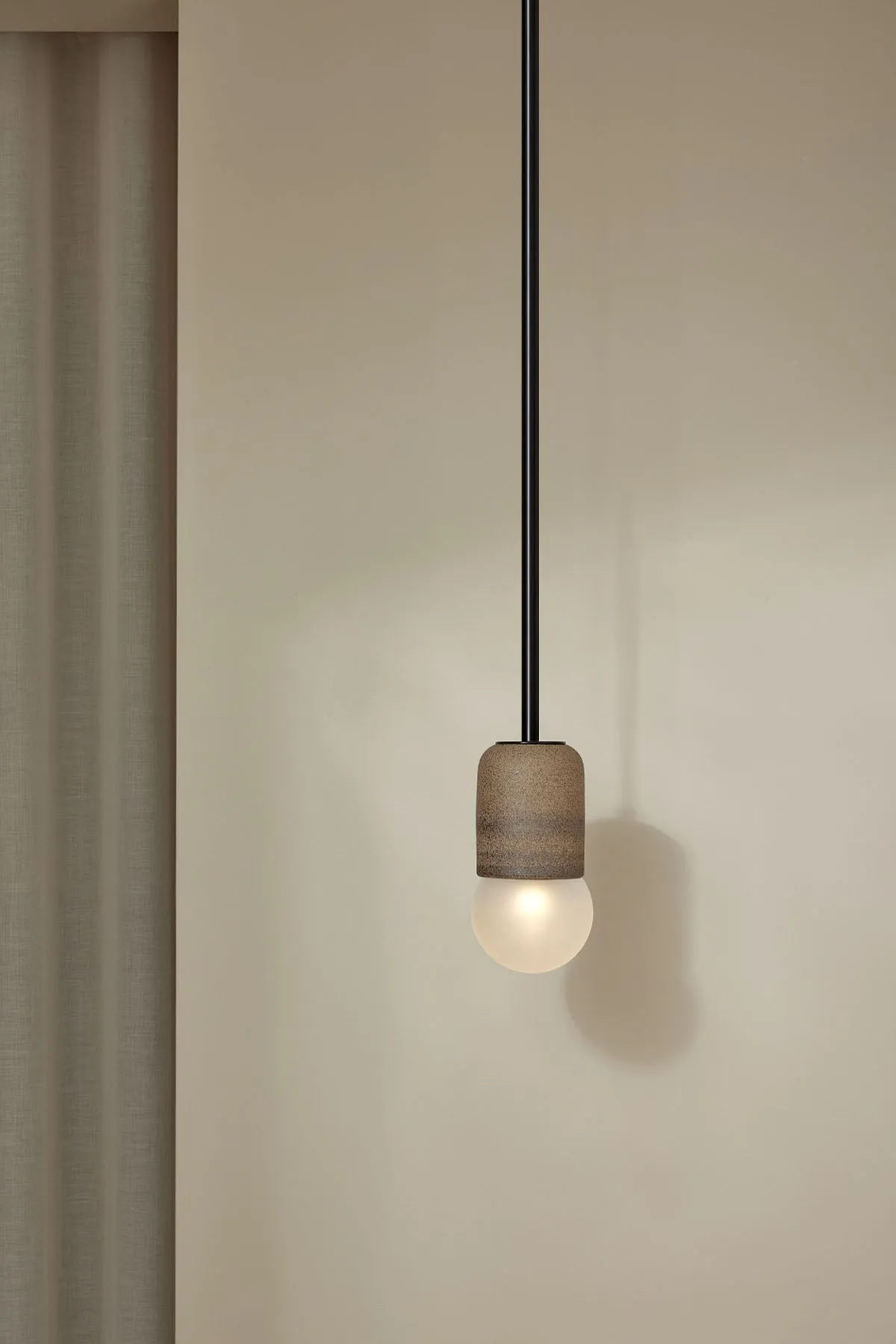 Terra 1 Pendant Light - Solid Rod