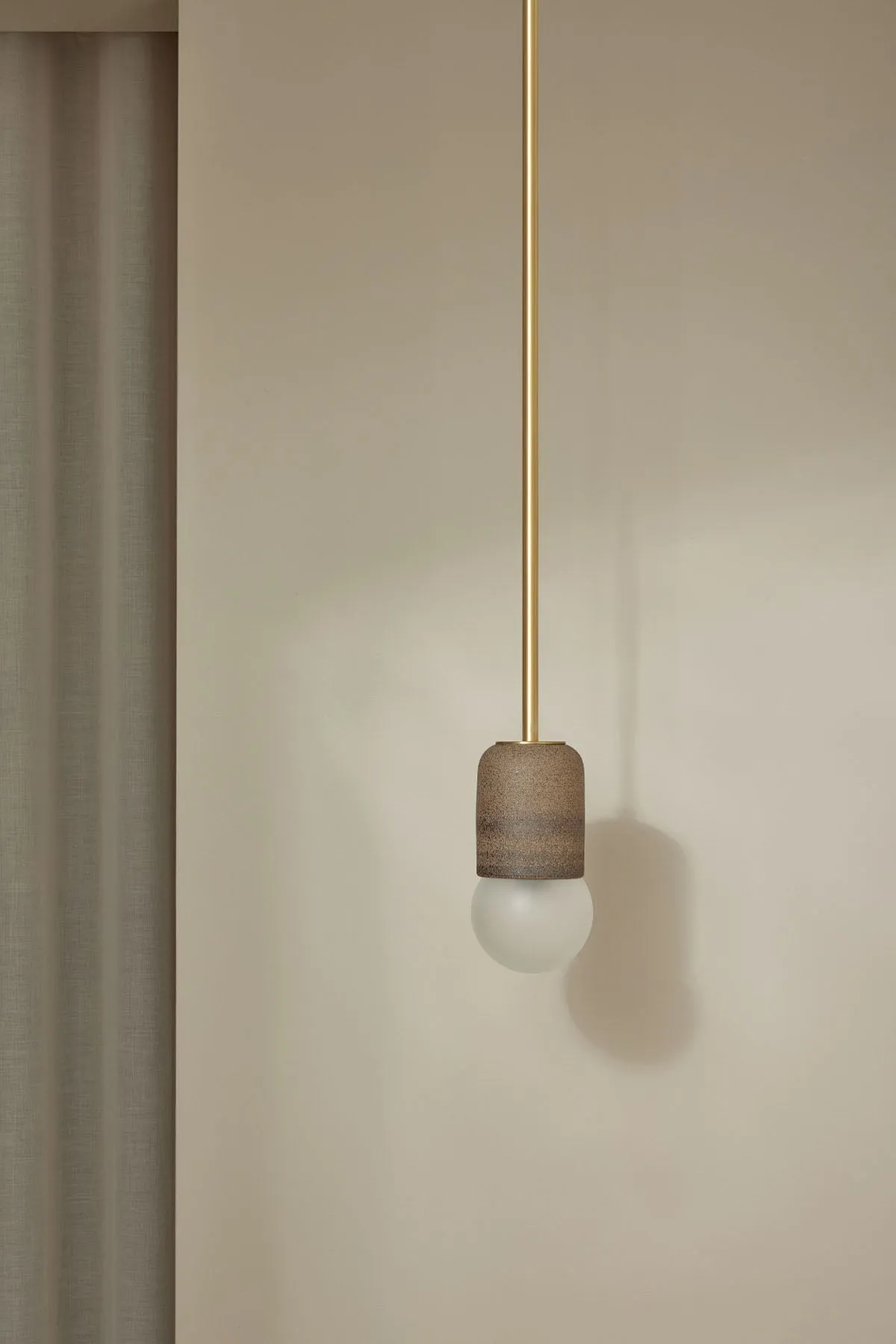 Terra 1 Pendant Light - Solid Rod