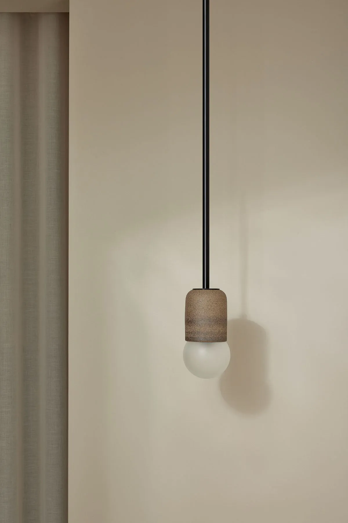 Terra 1 Pendant Light - Solid Rod