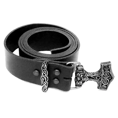 Thor's Hammer Belt #1 - Leather