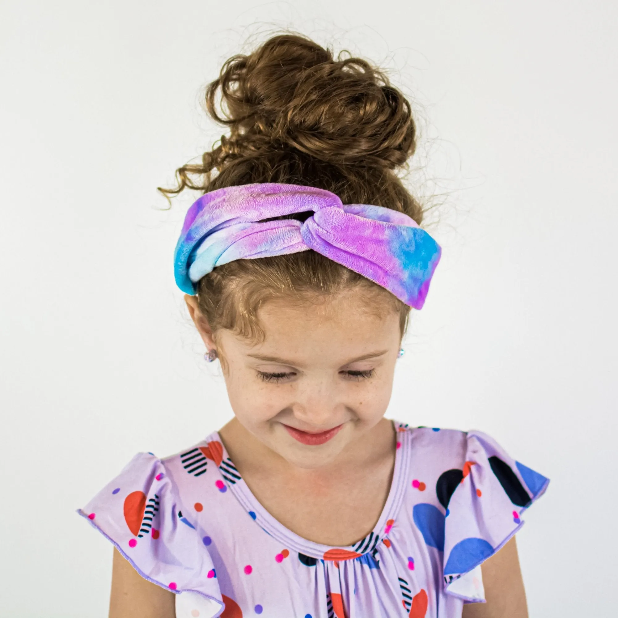 Ultra Soft Stretch Knot Headbands - Tie Dye 4 Pack